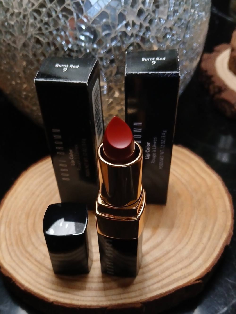 Bobbi Brown Burnt Red Lipstick - Deep Warm Red